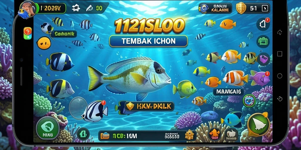 Gameplay seru Tembak Ikan di 1121SLOT dengan grafis menawan.