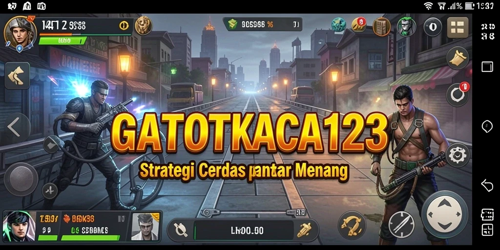 Menampilkan pertempuran strategis dalam GATOTKACA123 dengan tampilan yang memukau.