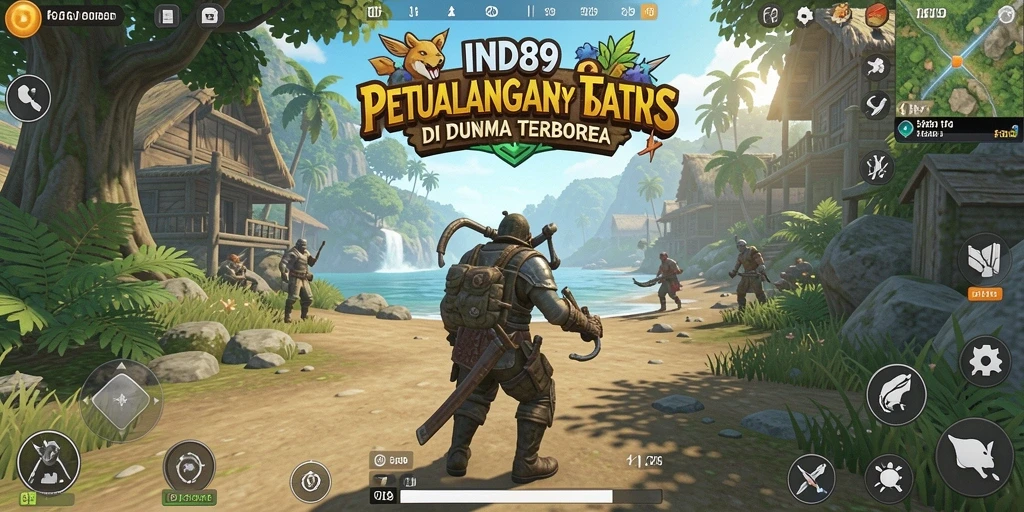 Tangkapan layar menunjukkan aksi gameplay Open World yang seru di IND89.