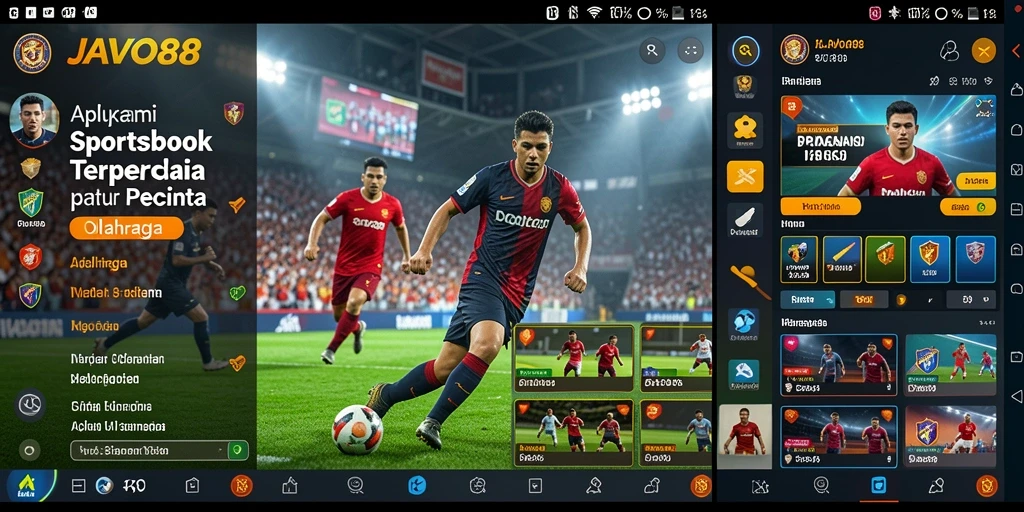 Tampilan gameplay JAVO88 yang dinamis untuk taruhan olahraga.