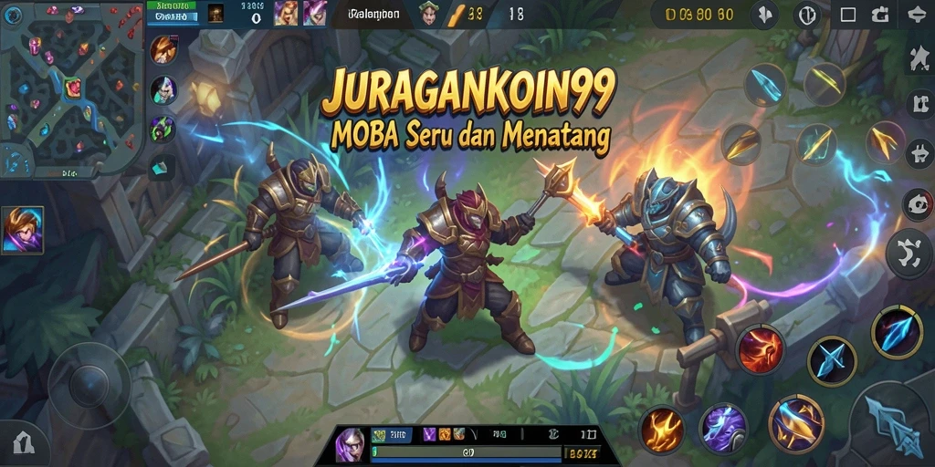Tampilan grafis fantastis saat bermain JURAGANKOIN99.