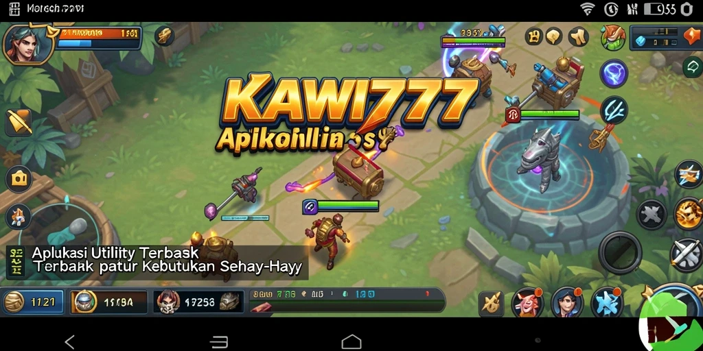 Tampilan antarmuka KAWI777 yang modern dan fungsional.