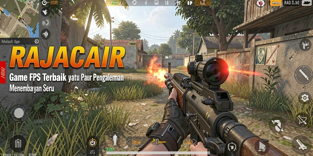 Tampilan seru gameplay RAJACAIR saat pertarungan antar pemain.