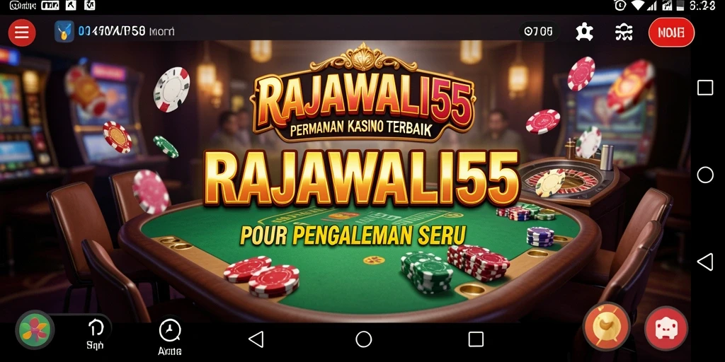 Tampilan gameplay RAJAWALI55 dengan fitur-fitur menarik.