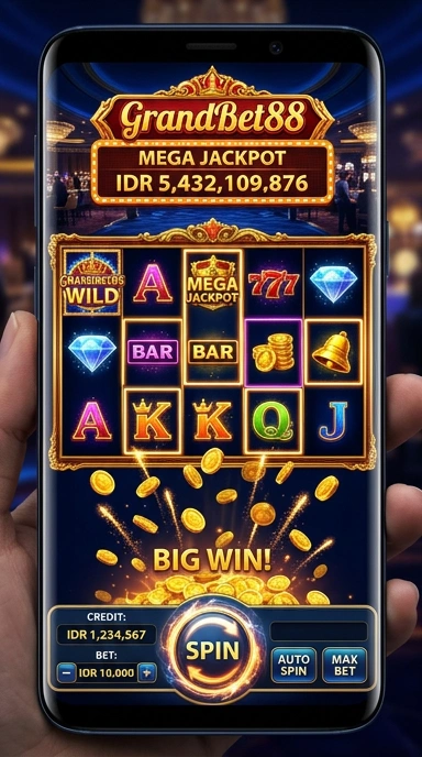 Tampilan antarmuka grandbet88 yang menarik dan intuitif.